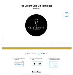 Cup and Mug Design by SAI DESIGNS for DULCE Y FRÍO, SAPI de CV.   RFC.   DFR1404152F2 | Design: #32652082