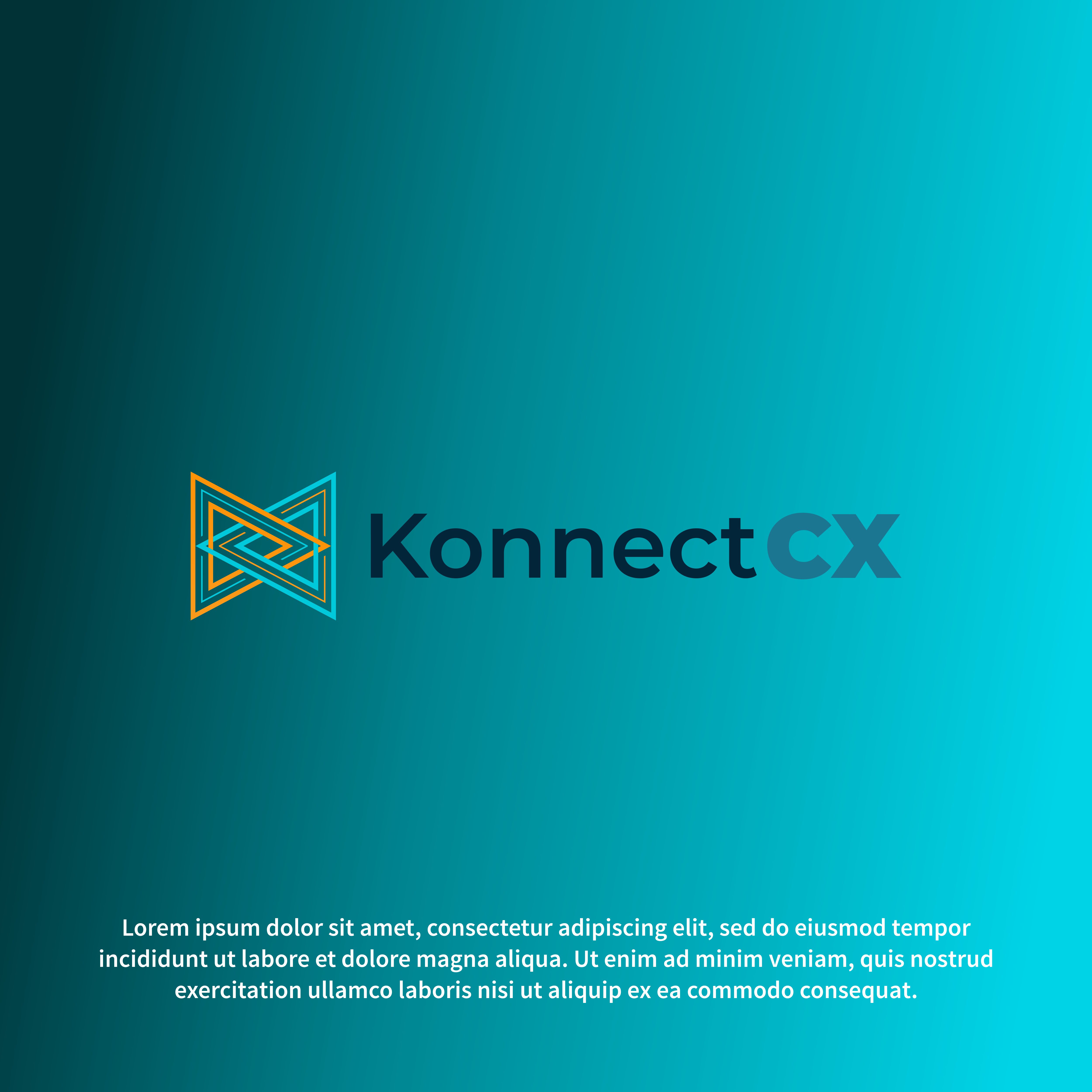 Logo Design by MooezaStudio for KonnectCX | Design #32574478