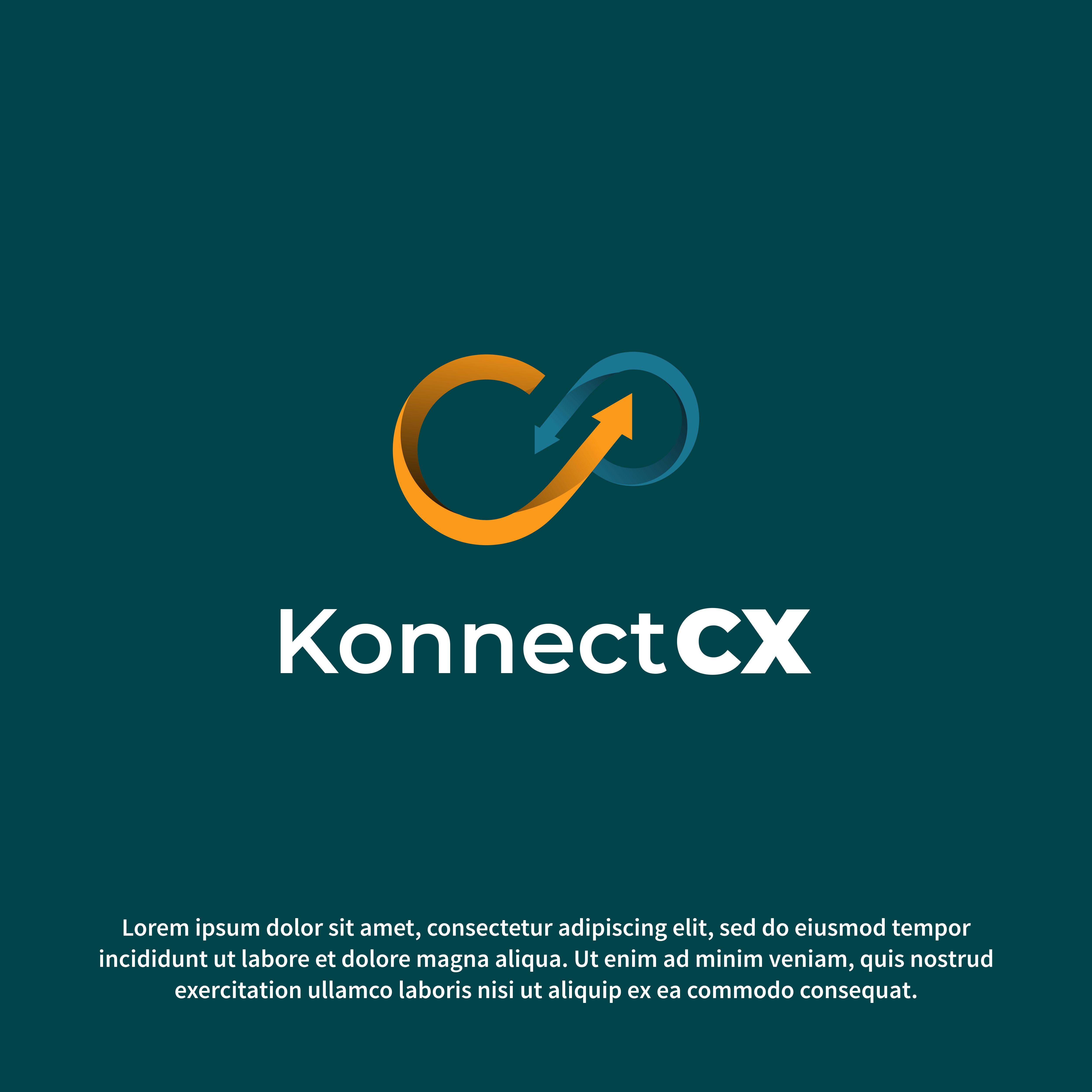Logo Design by MooezaStudio for KonnectCX | Design #32574753