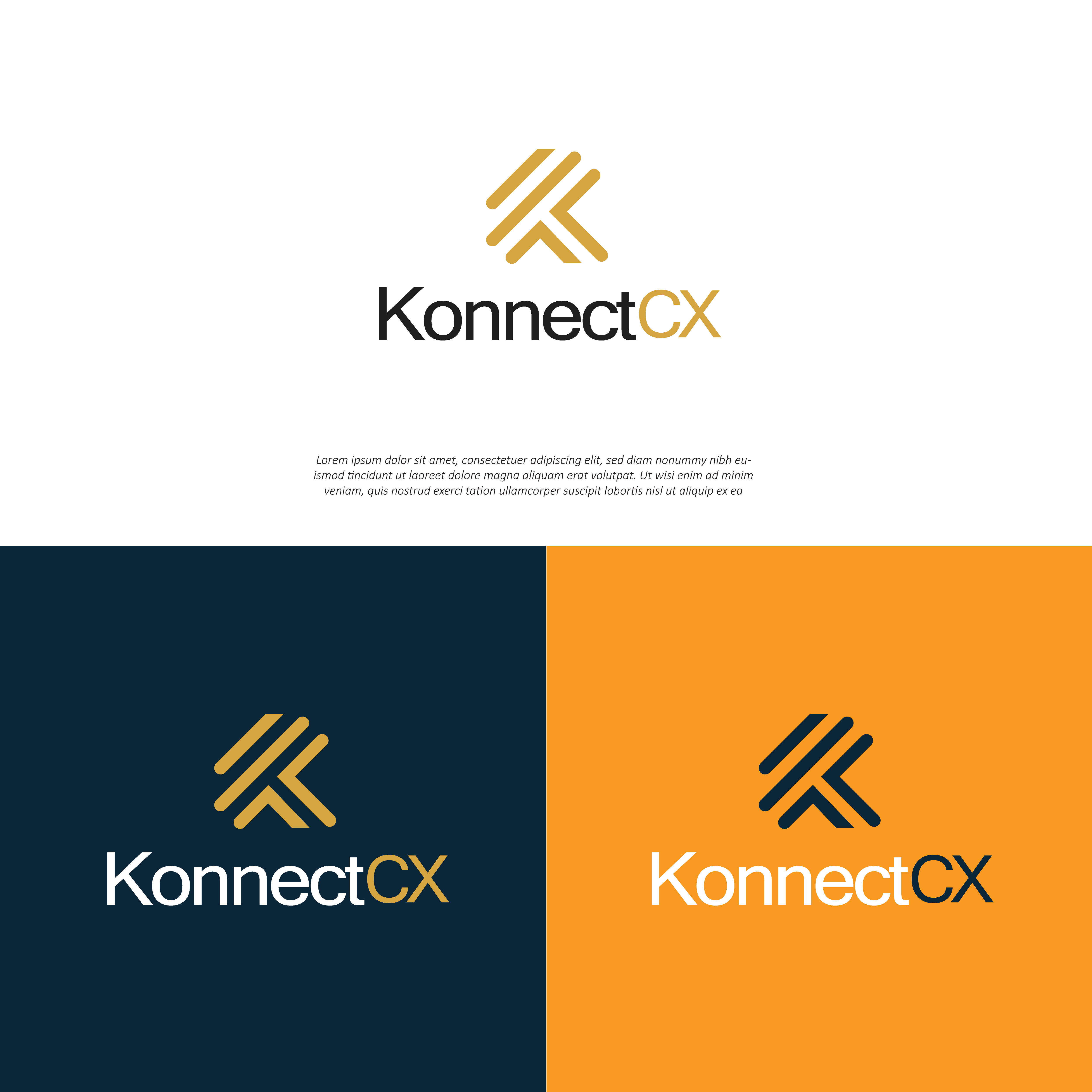 Logo Design by Hafsa Khan for KonnectCX | Design #32587675
