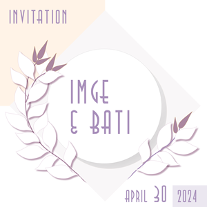 Invitation Design by LOM for this project | Design: #32642054