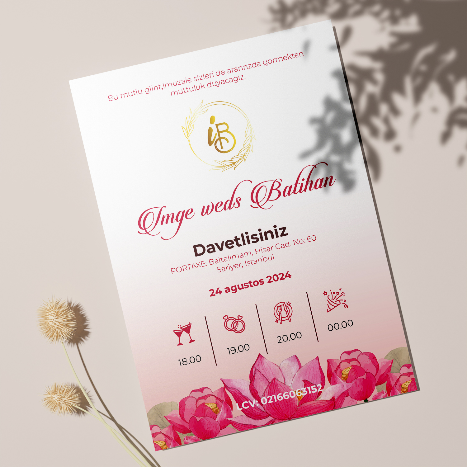 Invitation Design by Payel Paul for this project | Design #32593083