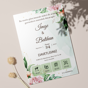 Invitation Design by Payel Paul for this project | Design: #32593090