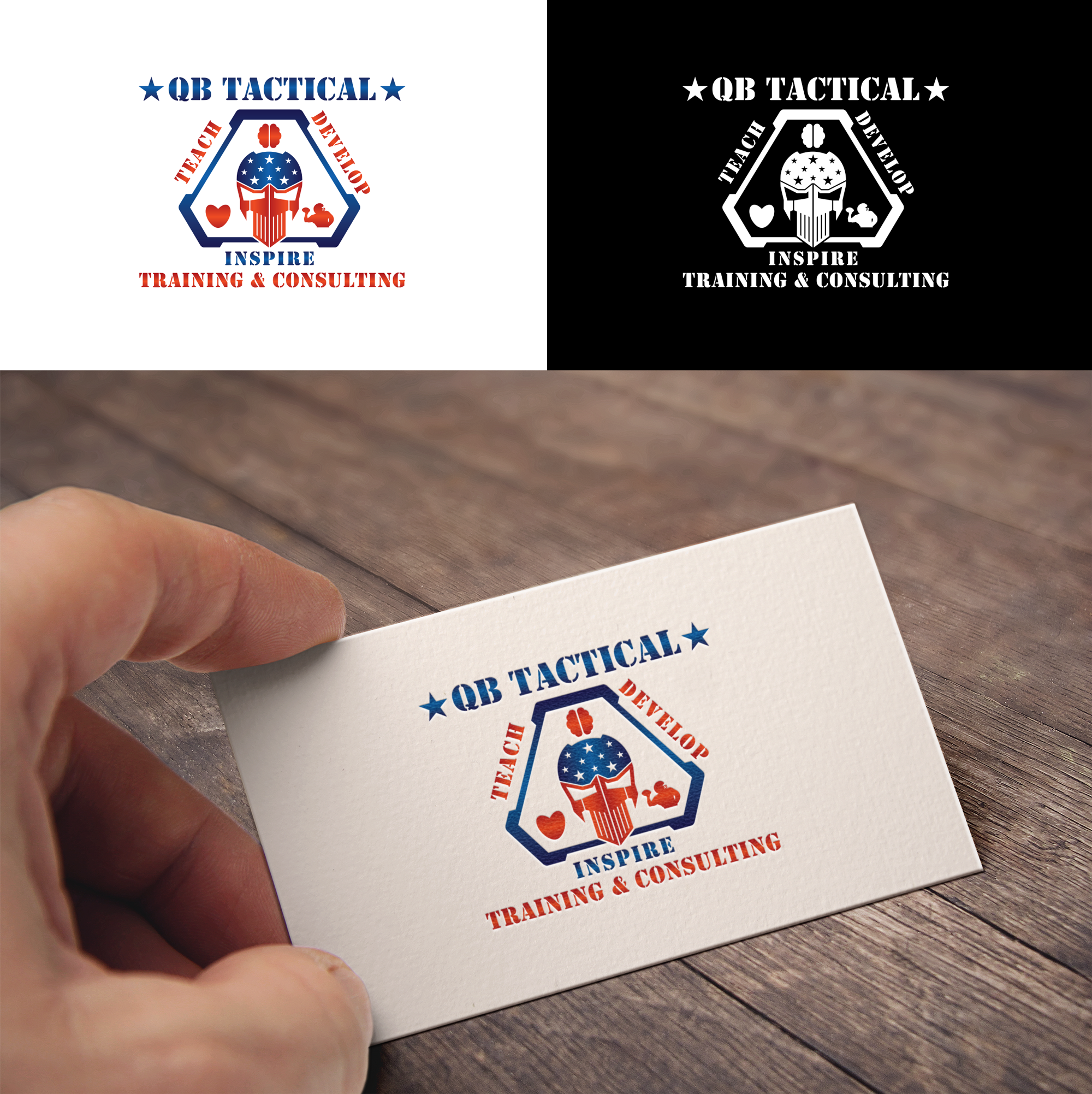 Logo Design by RA-bica for QB Tactical Training & Consulting, LLC | Design #32579835