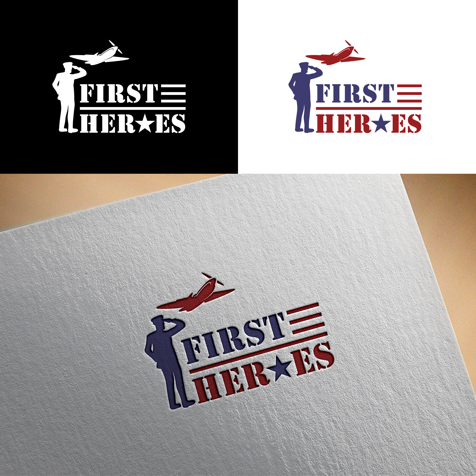 Logo Design by RA-bica for First Heroes | Design #32589264