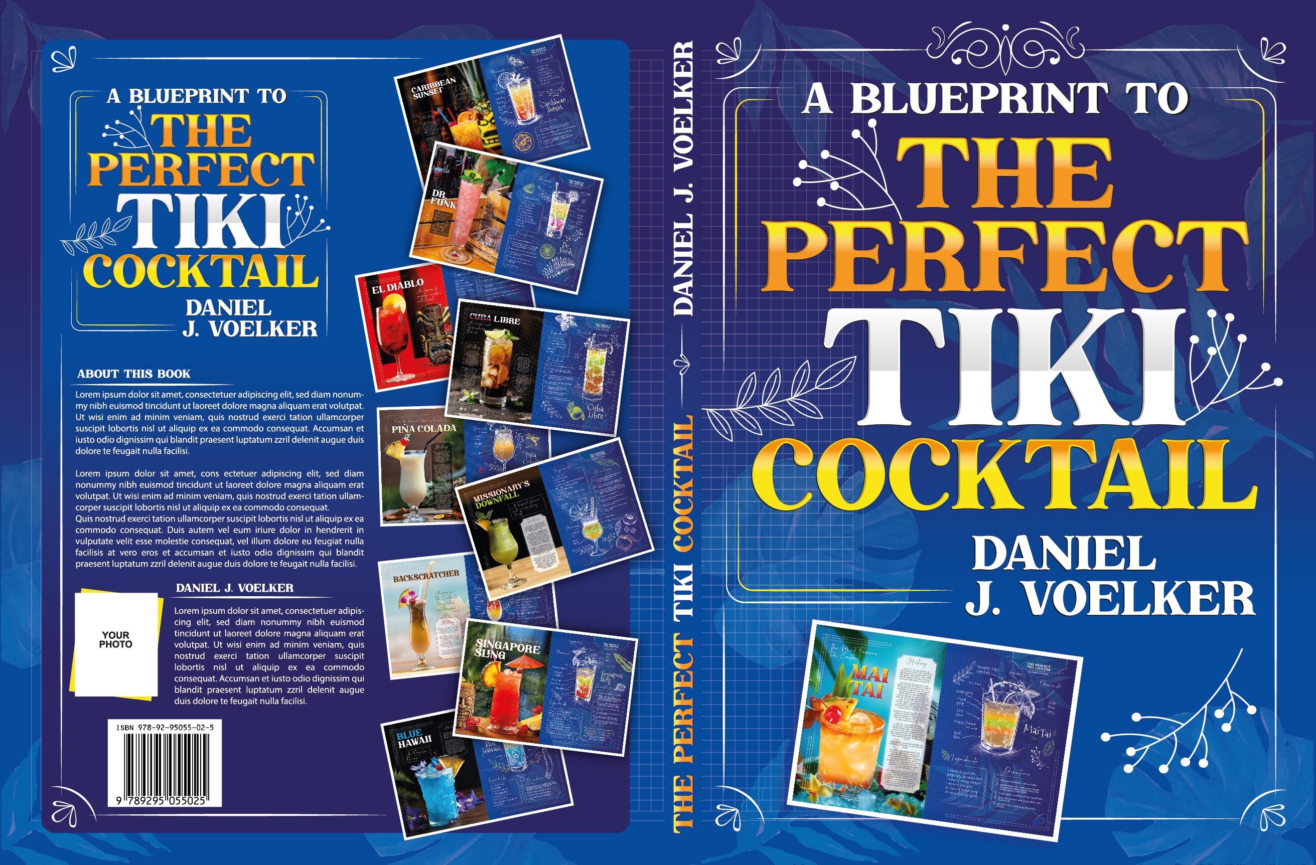 Book Cover Design by Jose Lopez ( Verified Pro Designer ) for Tiki Cocktail University | Design #32606616