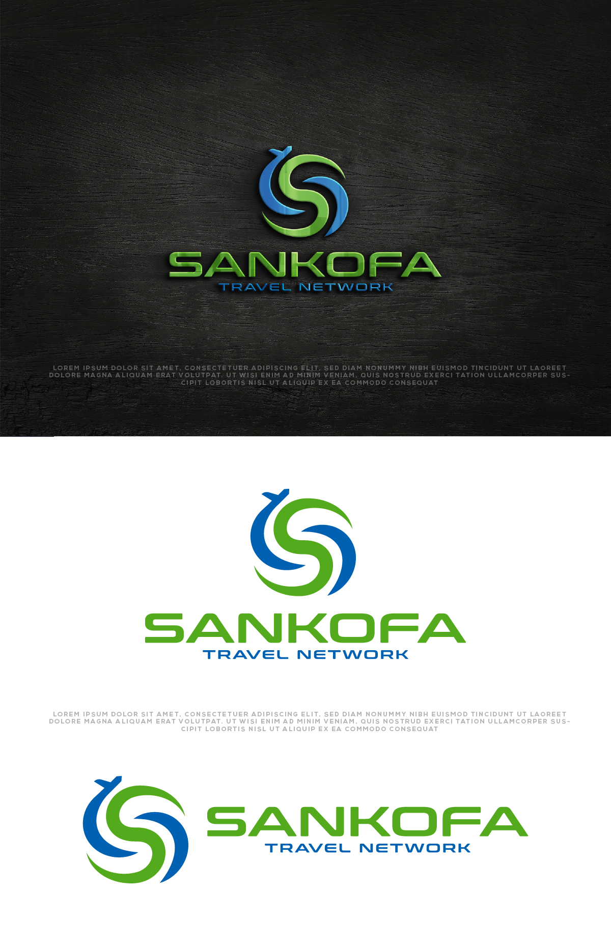 Diseño de Logo por AlphabetZero.com para Sankofa Travel Network, Inc. | Diseño #32590756