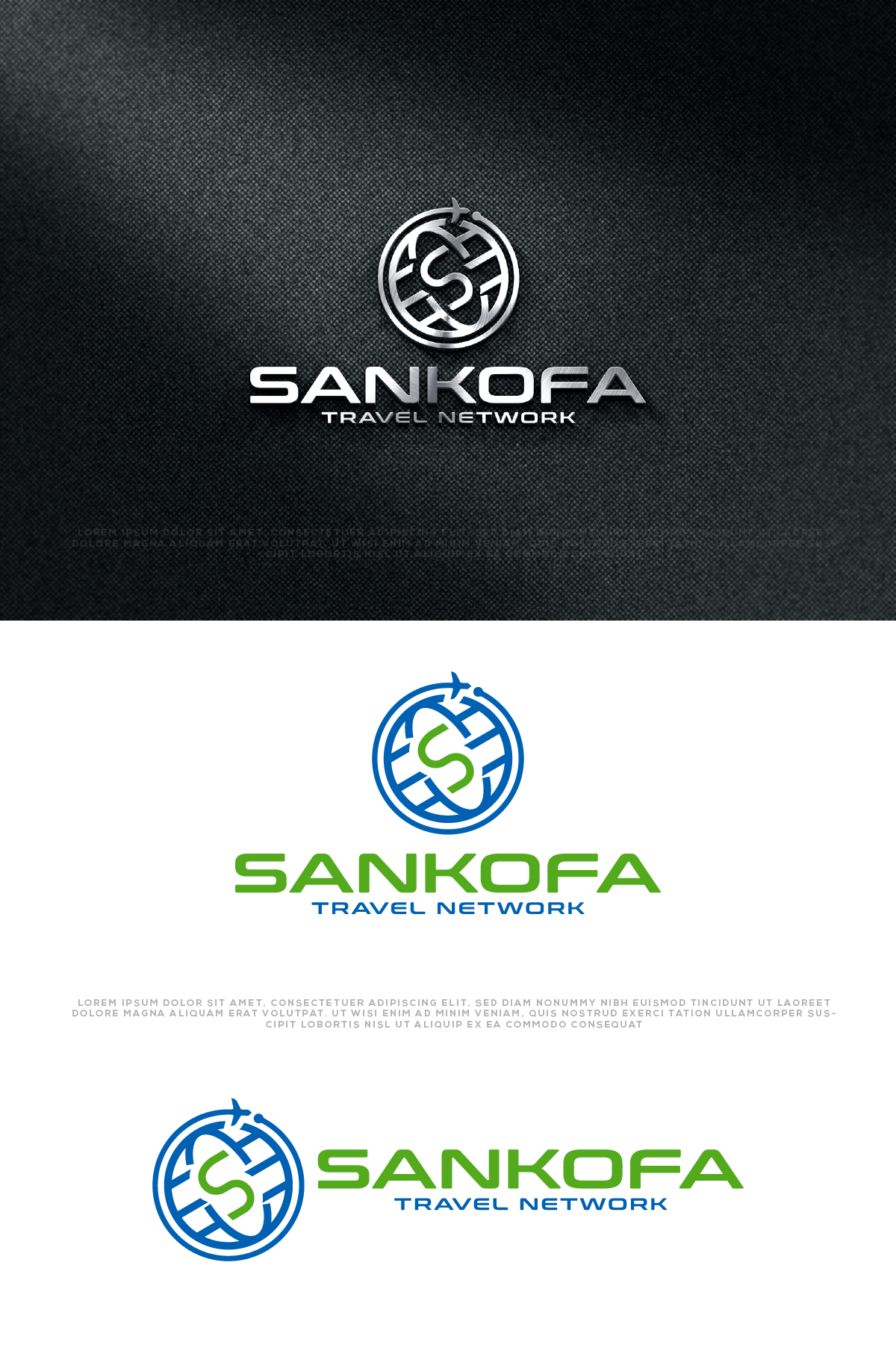 Diseño de Logo por AlphabetZero.com para Sankofa Travel Network, Inc. | Diseño #32590762