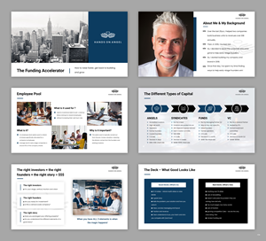 PowerPoint Design by pb for Hands On Angel LLC | Design: #32573387