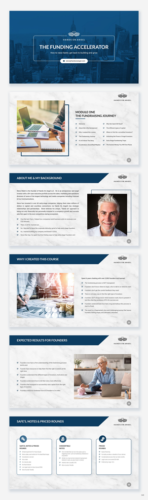 PowerPoint Design by pb for Hands On Angel LLC | Design: #32575553