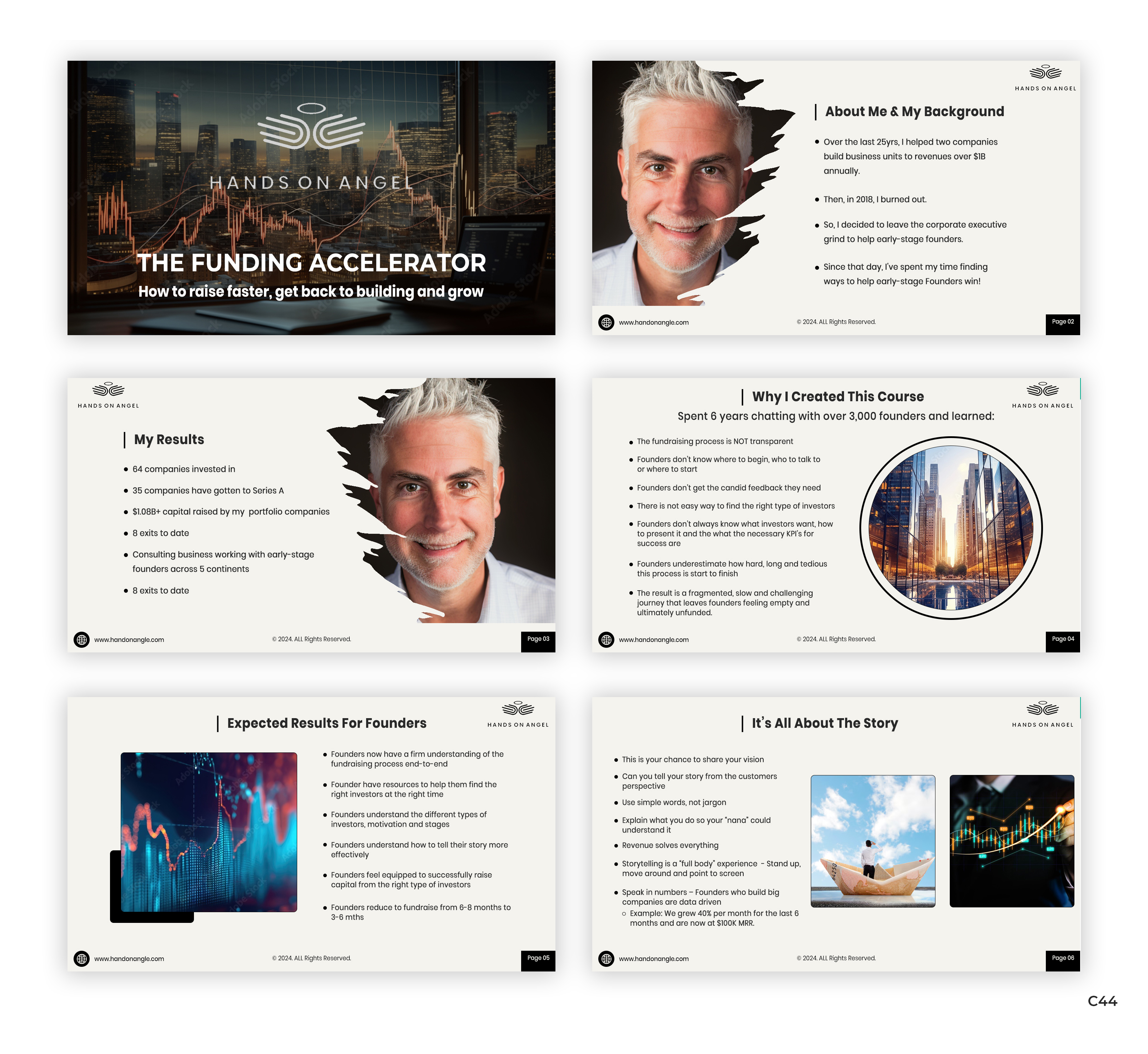 PowerPoint-Design von pb für Hands On Angel LLC | Design #32575555