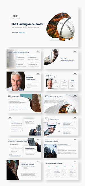 PowerPoint Design by Awang_ for Hands On Angel LLC | Design: #32572813