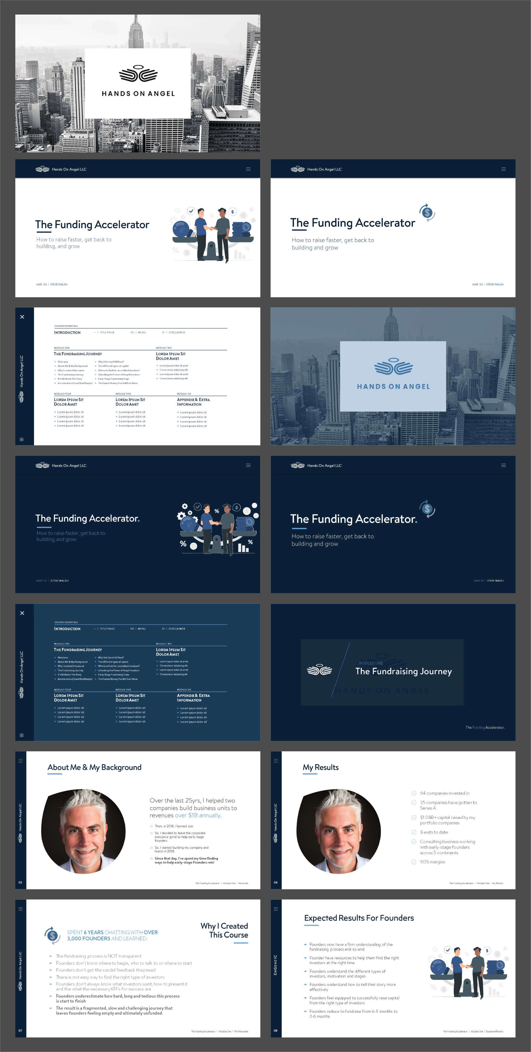 PowerPoint Design by Kelechi Design for Hands On Angel LLC | Design #32575717