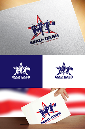 Logo Design by Logo Stock for Mad-Dash Political Consulting | Design: #32571594