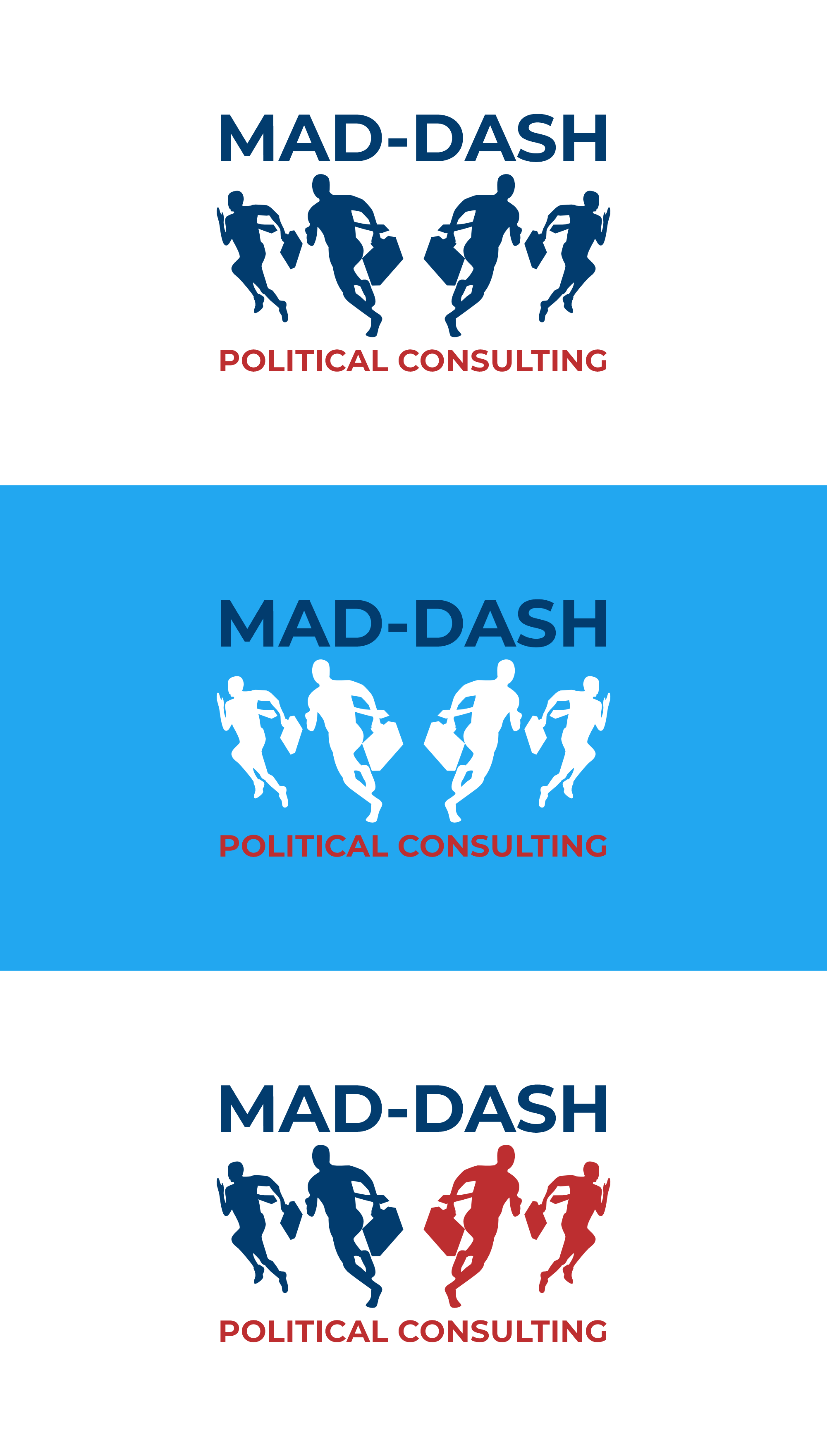 Logo Design by bangsatkau for Mad-Dash Political Consulting | Design #32573117