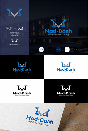 Logo Design by Student_art for Mad-Dash Political Consulting | Design: #32575756