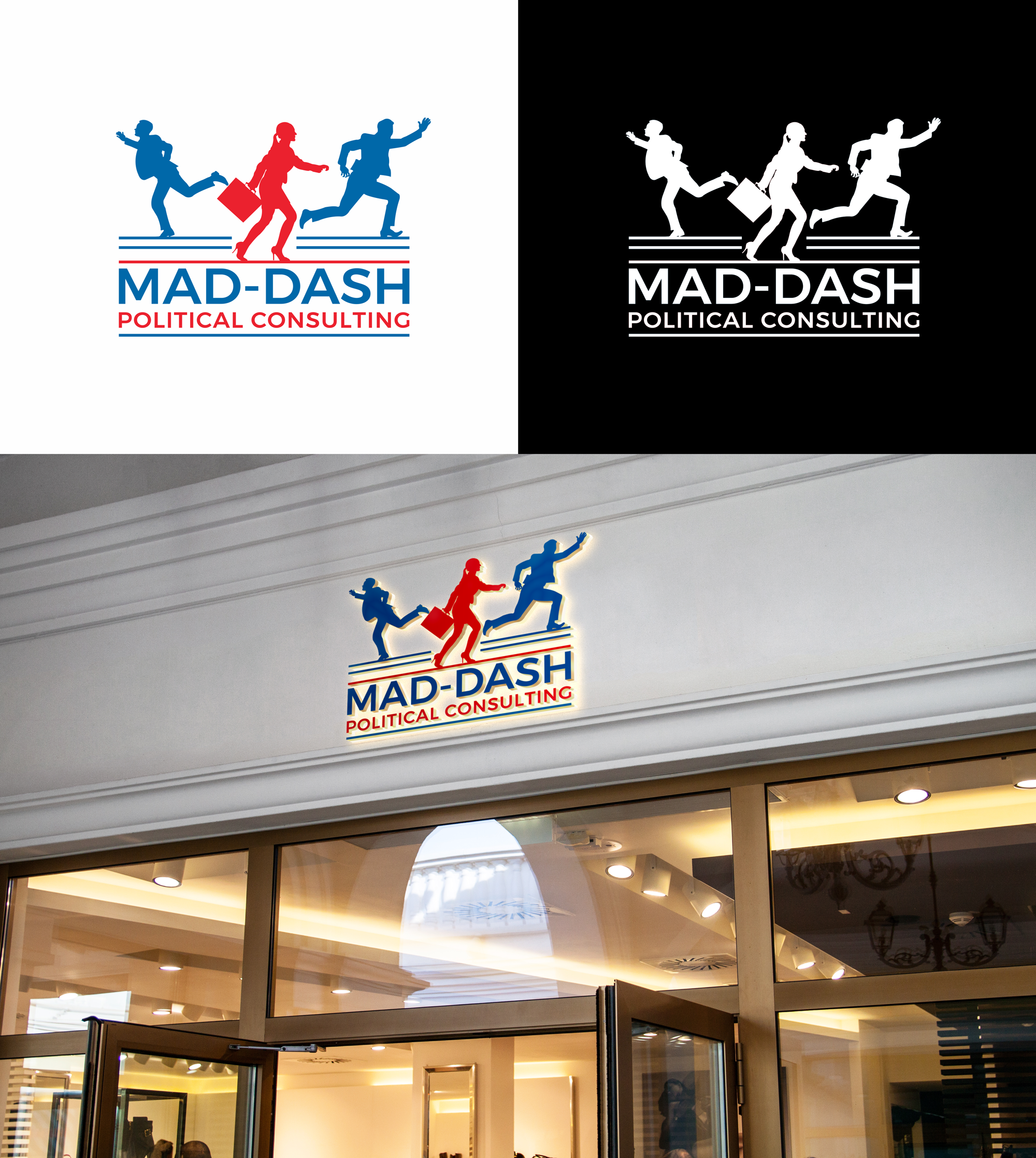 Diseño de Logo por RA-bica para Mad-Dash Political Consulting | Diseño #32572166