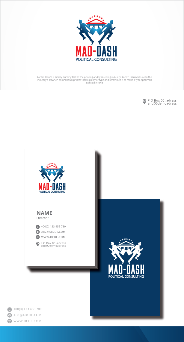 Design de Logo par zebronicgraphic pour Mad-Dash Political Consulting | Design #32572242