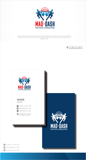 Logo Design by zebronicgraphic for Mad-Dash Political Consulting | Design: #32572242