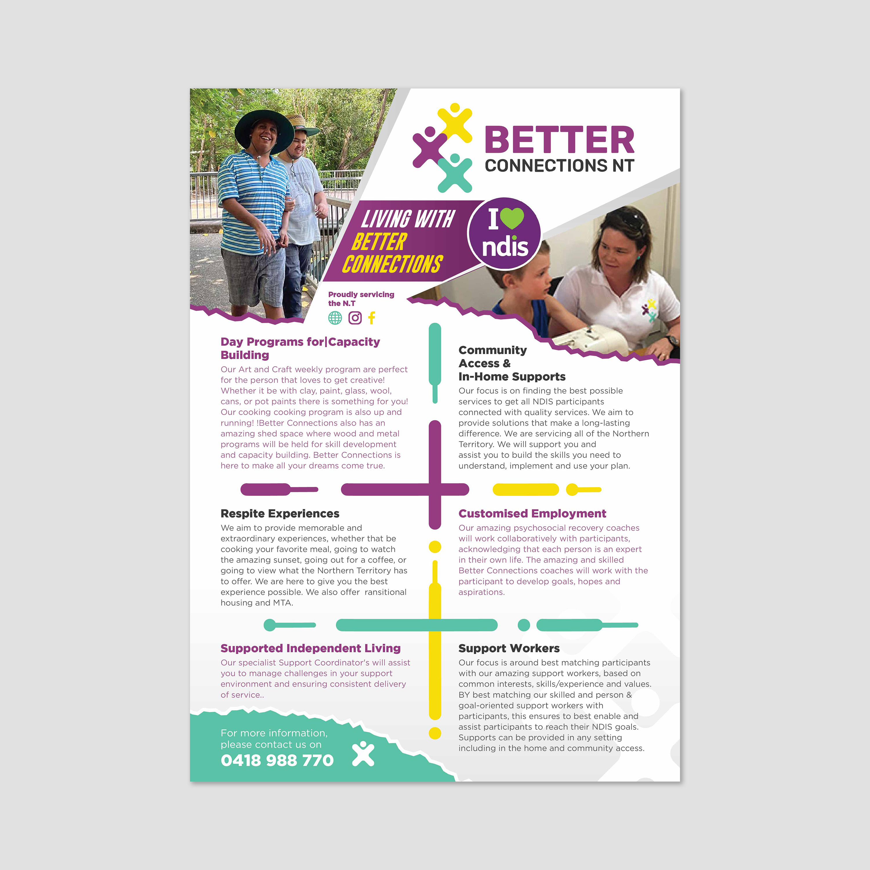 Flyer Design by san.ty for Better Connections NT | Design #32588284