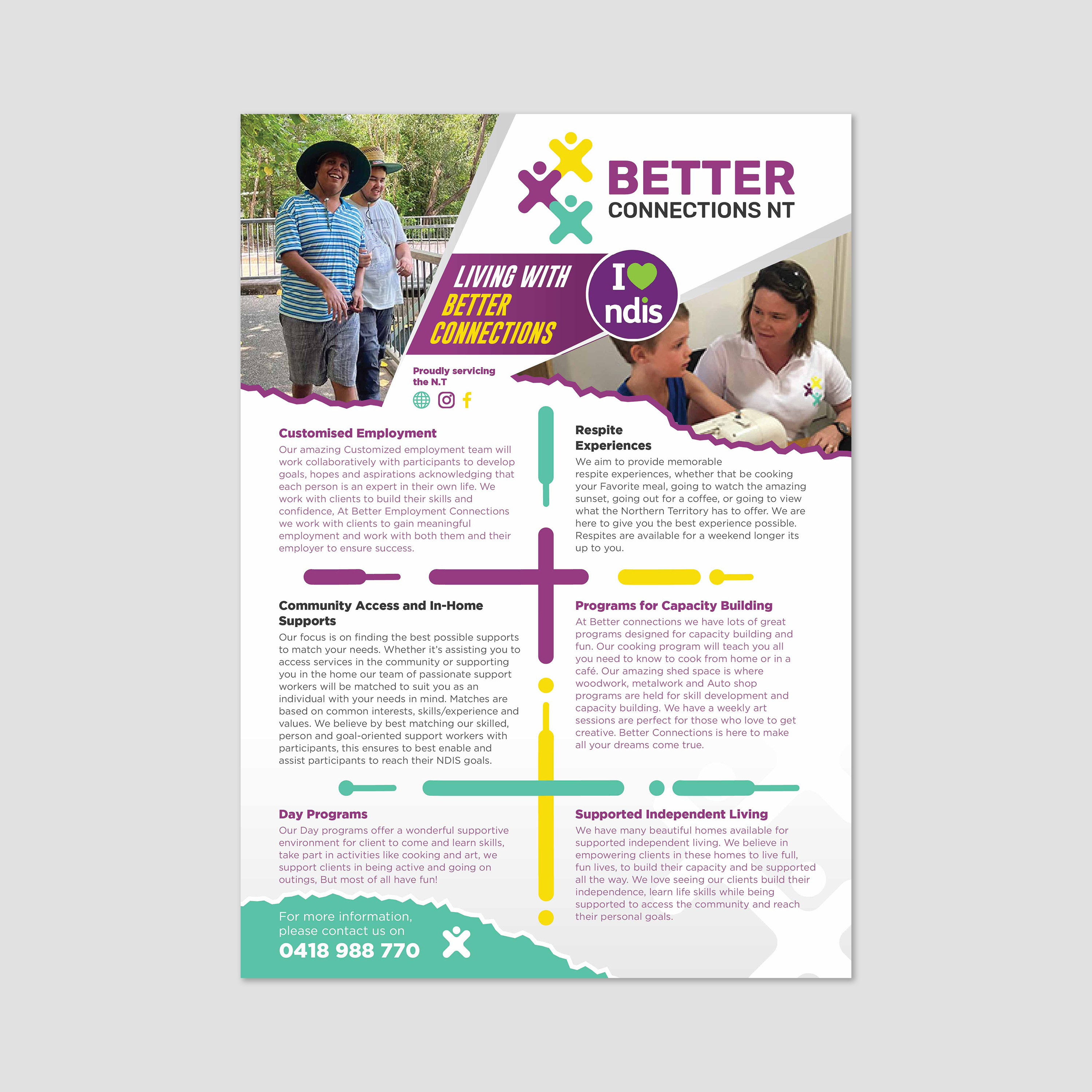 Flyer Design by san.ty for Better Connections NT | Design #32595918