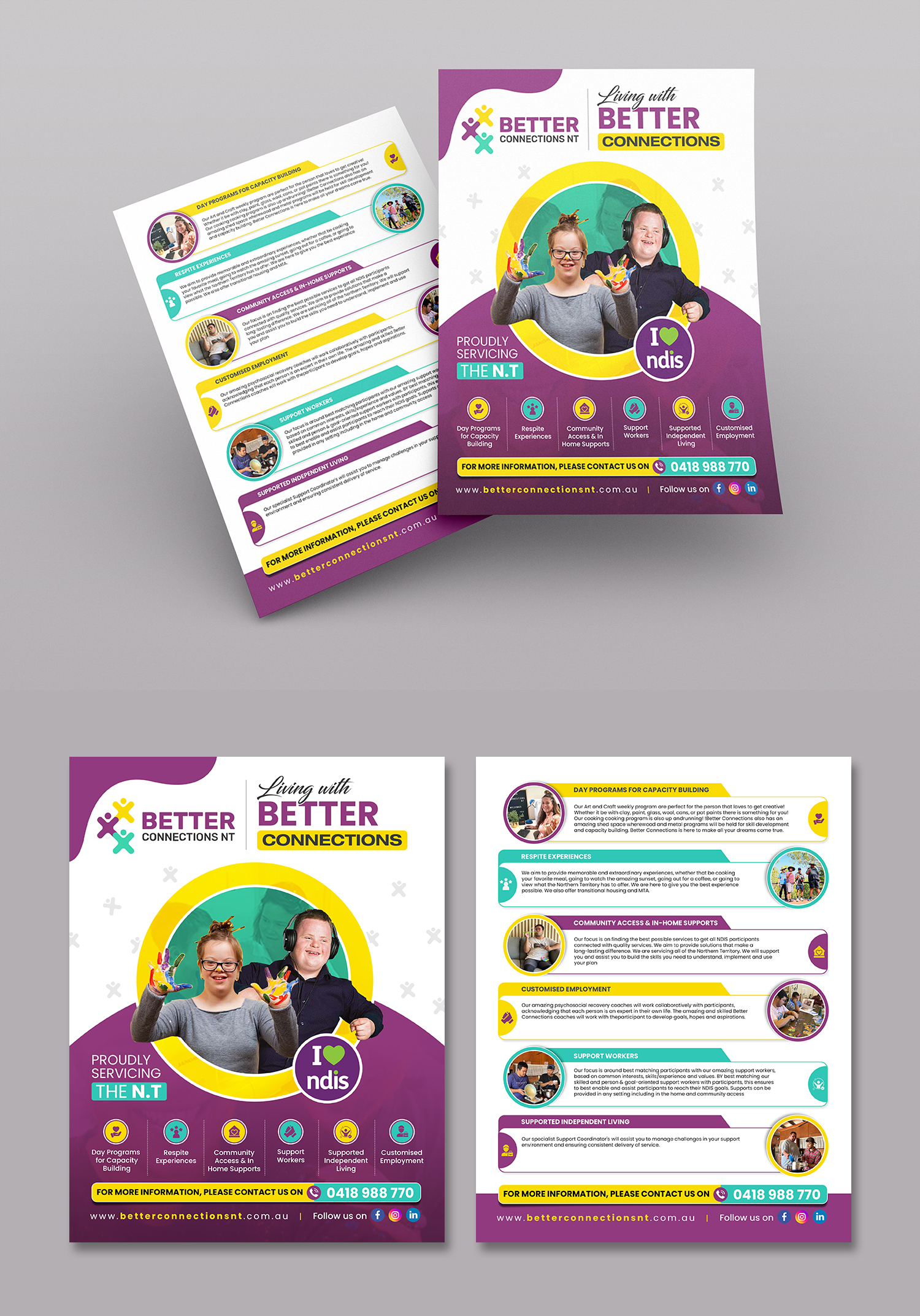 Flyer Design by debdesign for Better Connections NT | Design #32587646