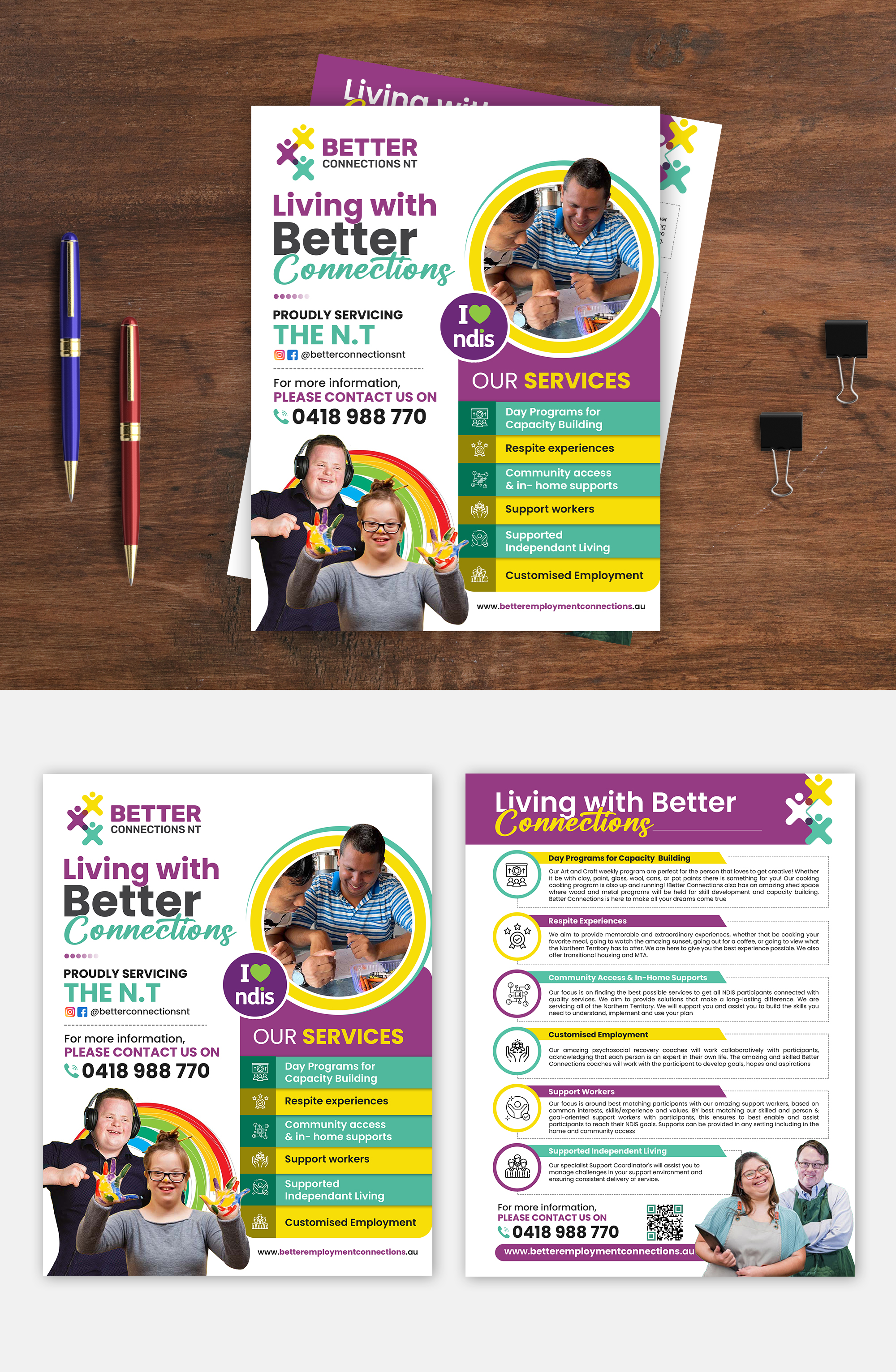 Flyer Design by debdesign for Better Connections NT | Design #32587658