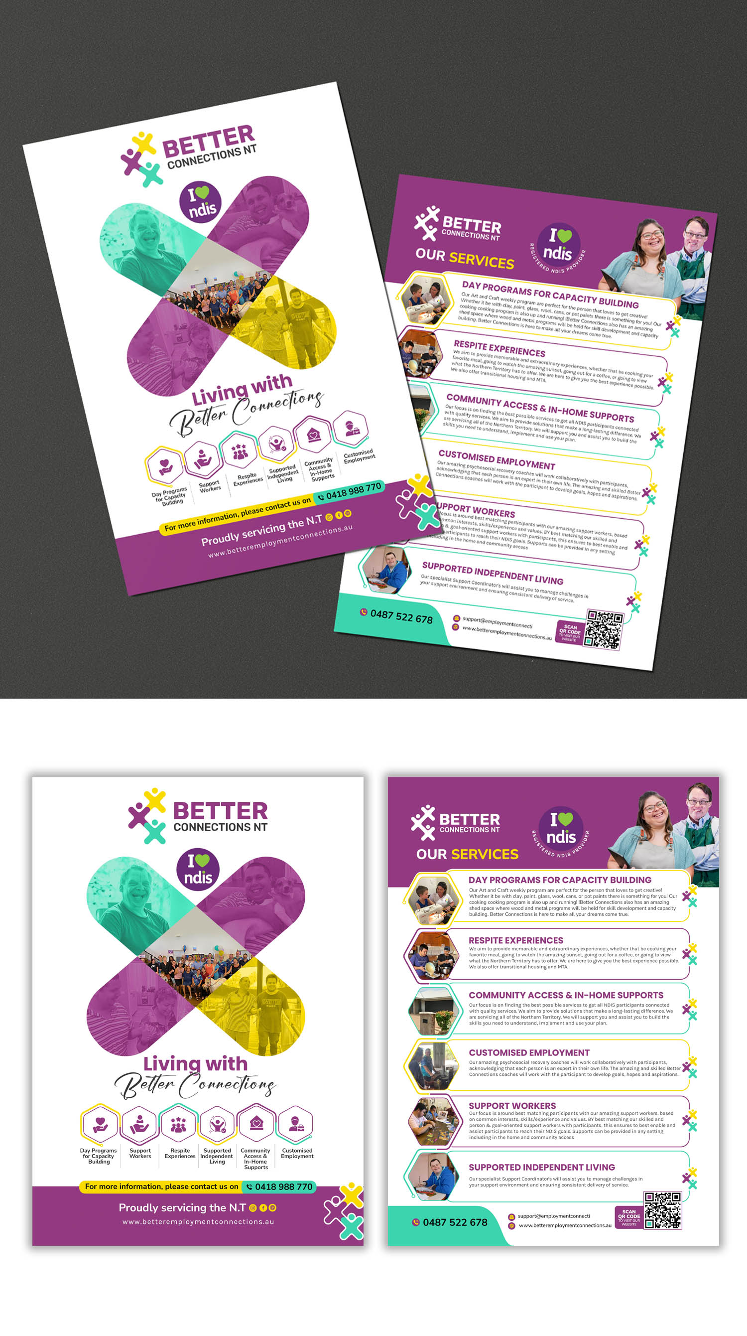 Flyer Design by debdesign for Better Connections NT | Design #32587673