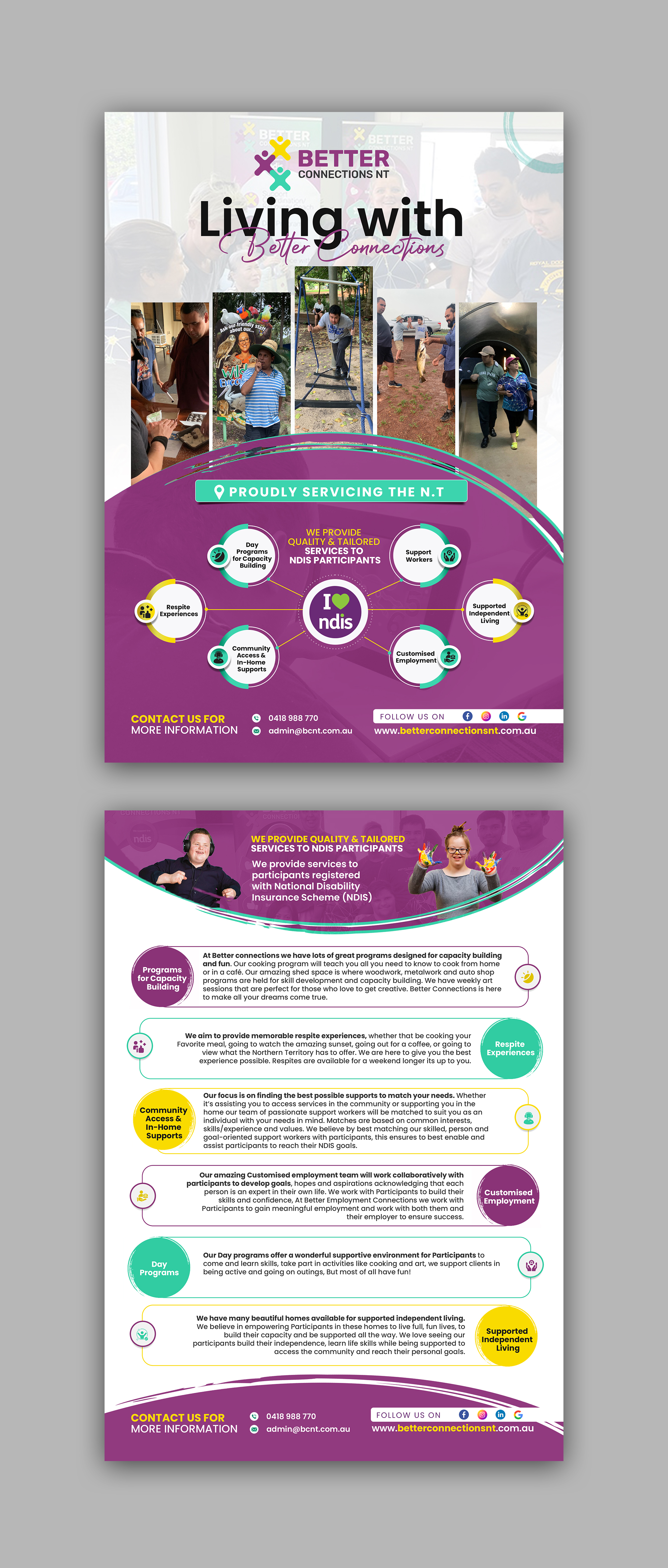 Flyer Design by debdesign for Better Connections NT | Design #32643787