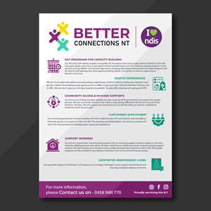 Flyer Design by ecorokerz for Better Connections NT | Design: #32581095