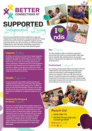 Flyer Design by Graphic Guy for Better Connections NT | Design: #32596723