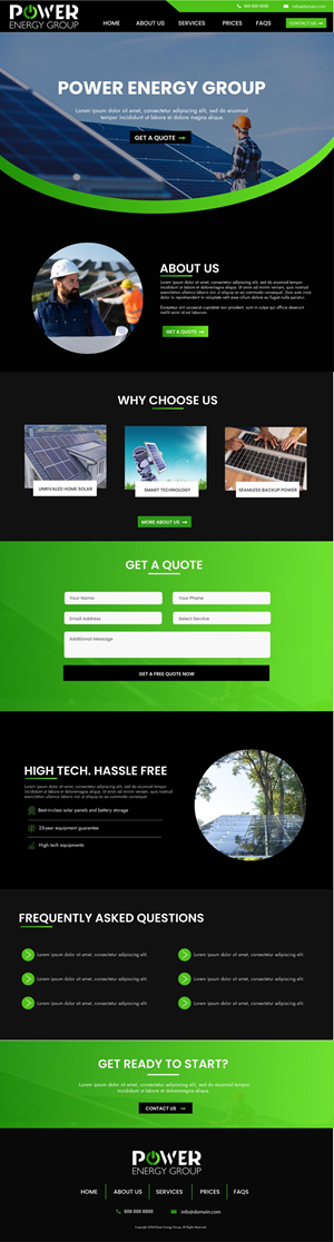 Web Design par WahDesign pour ONEELEVEN | Design : #32587203