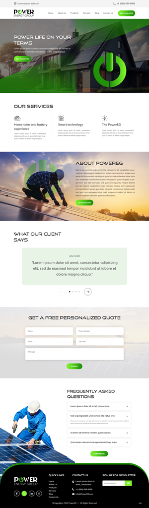 Web Design par pb pour ONEELEVEN | Design : #32583407