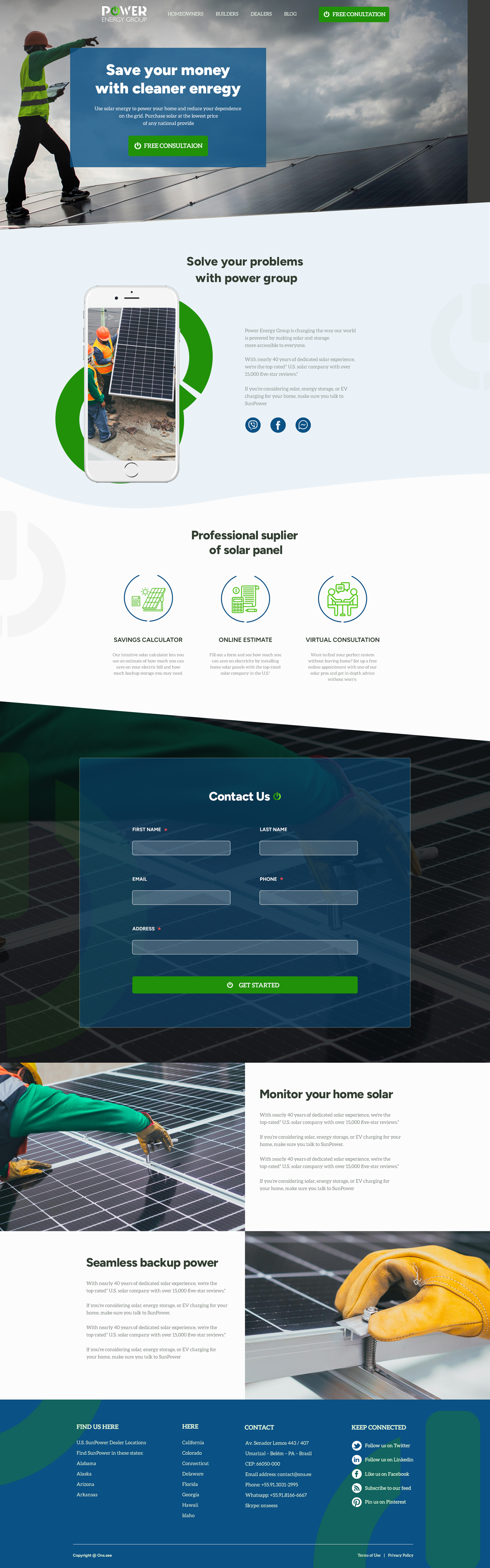 Web Design by Faizan Qadir for ONEELEVEN | Design #32618170