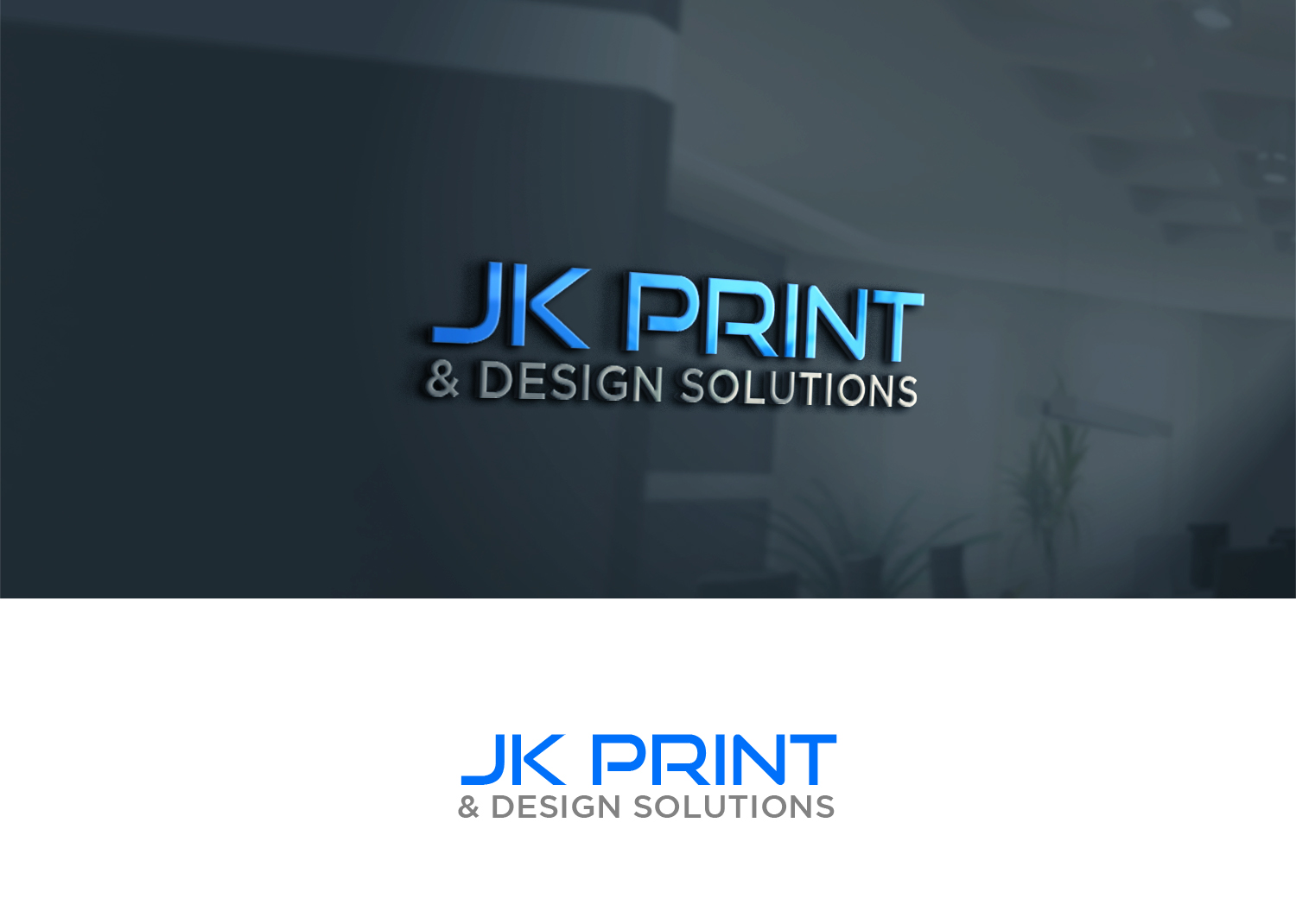 Modern, Professional Logo Design for JK Print & Design Solutions by ...
