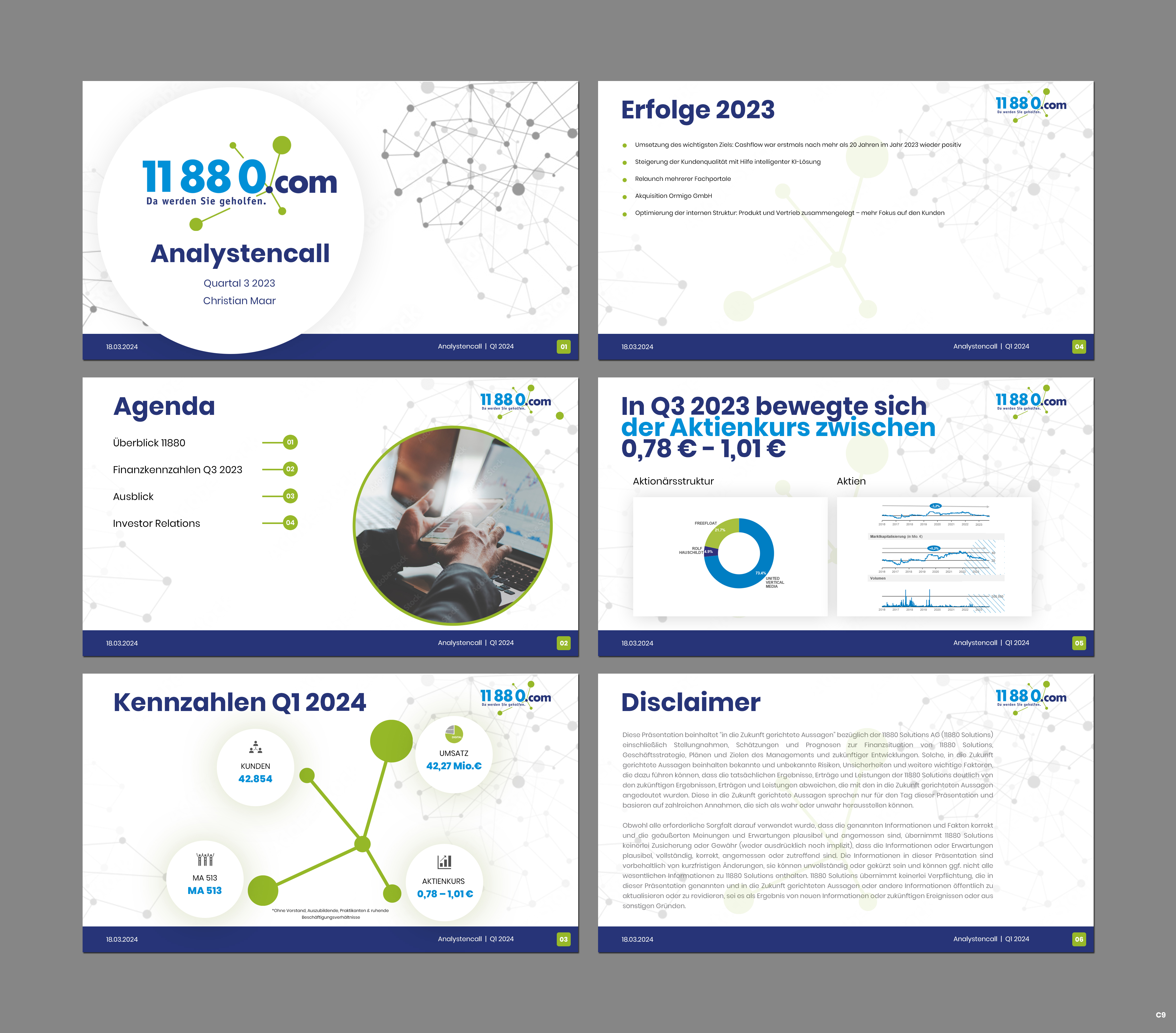 PowerPoint Design by pb for 11880 Internet Services AG | Design #32591946