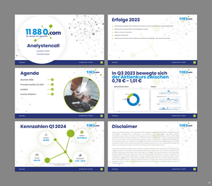 PowerPoint Design by pb for 11880 Internet Services AG | Design: #32591946