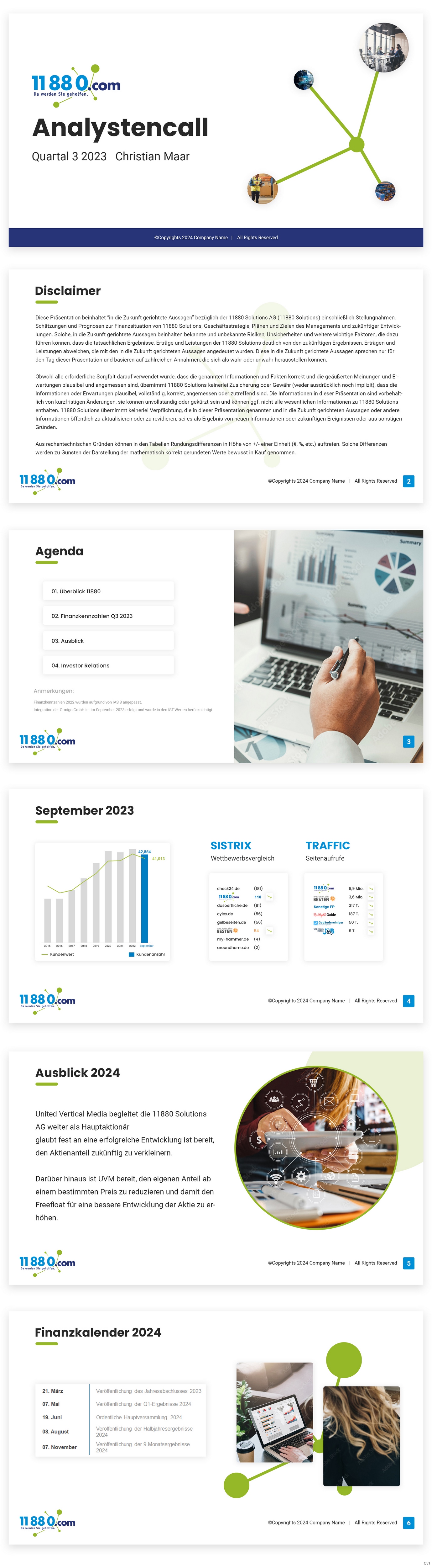 PowerPoint Design by pb for 11880 Internet Services AG | Design #32591953