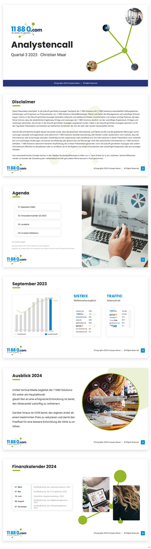 PowerPoint Design by pb for 11880 Internet Services AG | Design: #32591953