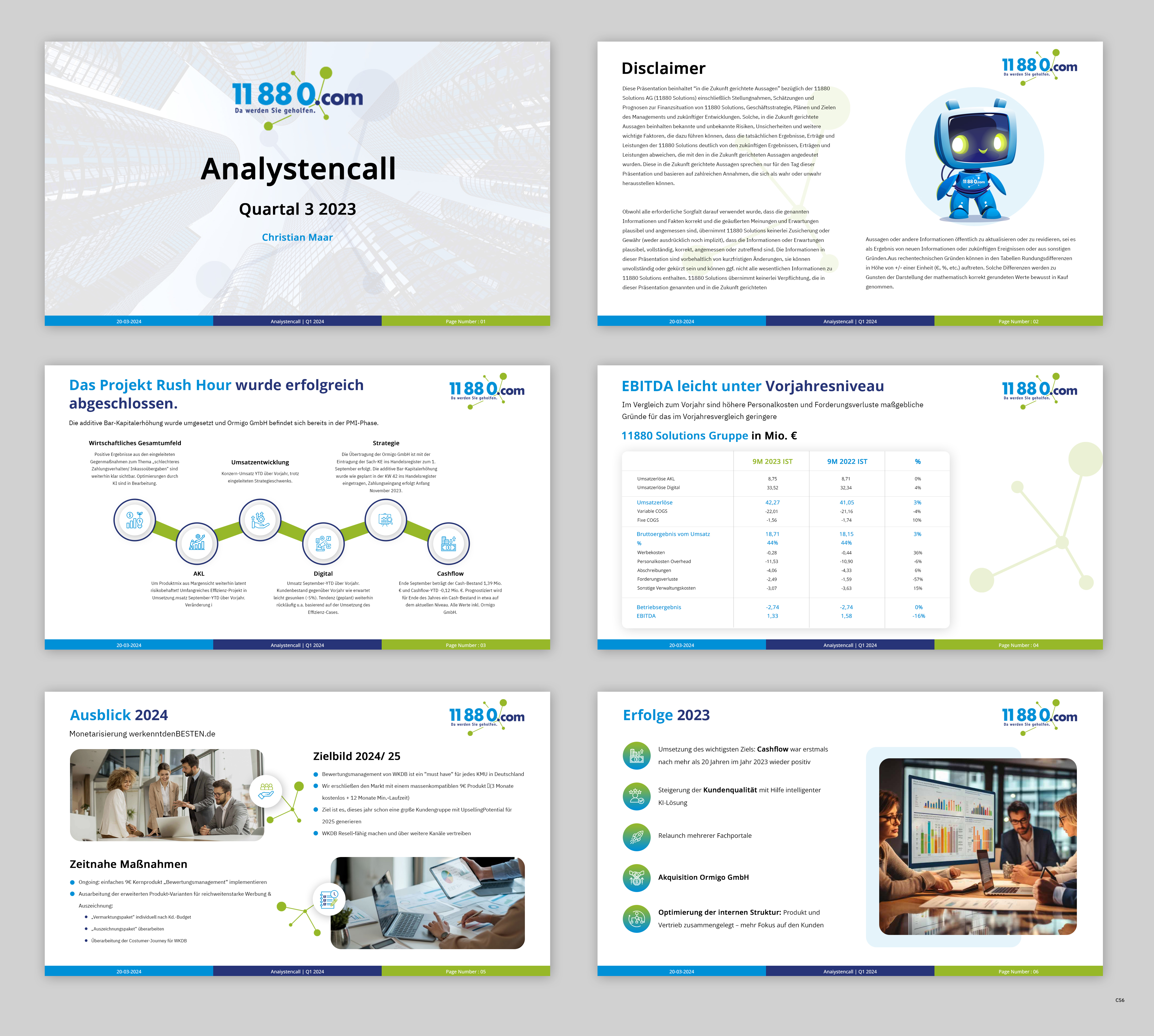 PowerPoint Design by pb for 11880 Internet Services AG | Design #32591964