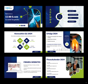 PowerPoint Design by pb for 11880 Internet Services AG | Design: #32591970