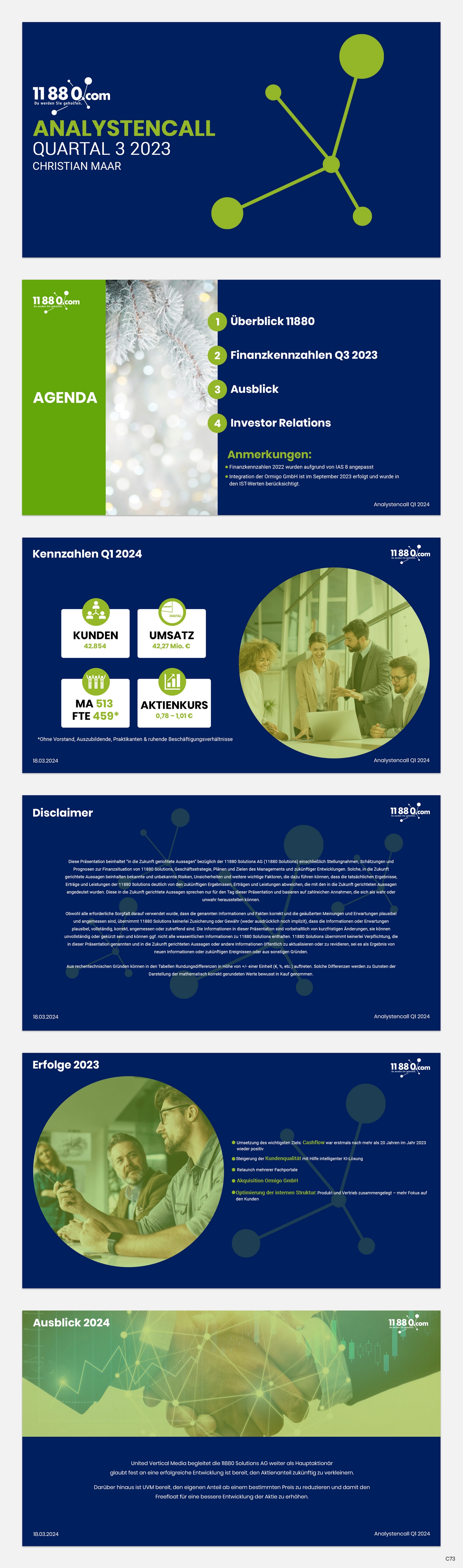 Design de PowerPoint par pb pour 11880 Internet Services AG | Design #32591979