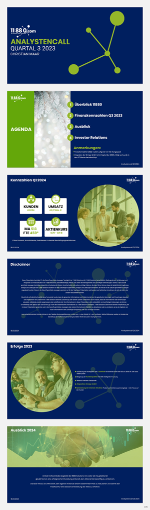 PowerPoint Design by pb for 11880 Internet Services AG | Design: #32591979