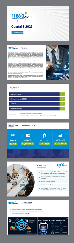 PowerPoint Design by pb for 11880 Internet Services AG | Design: #32591980