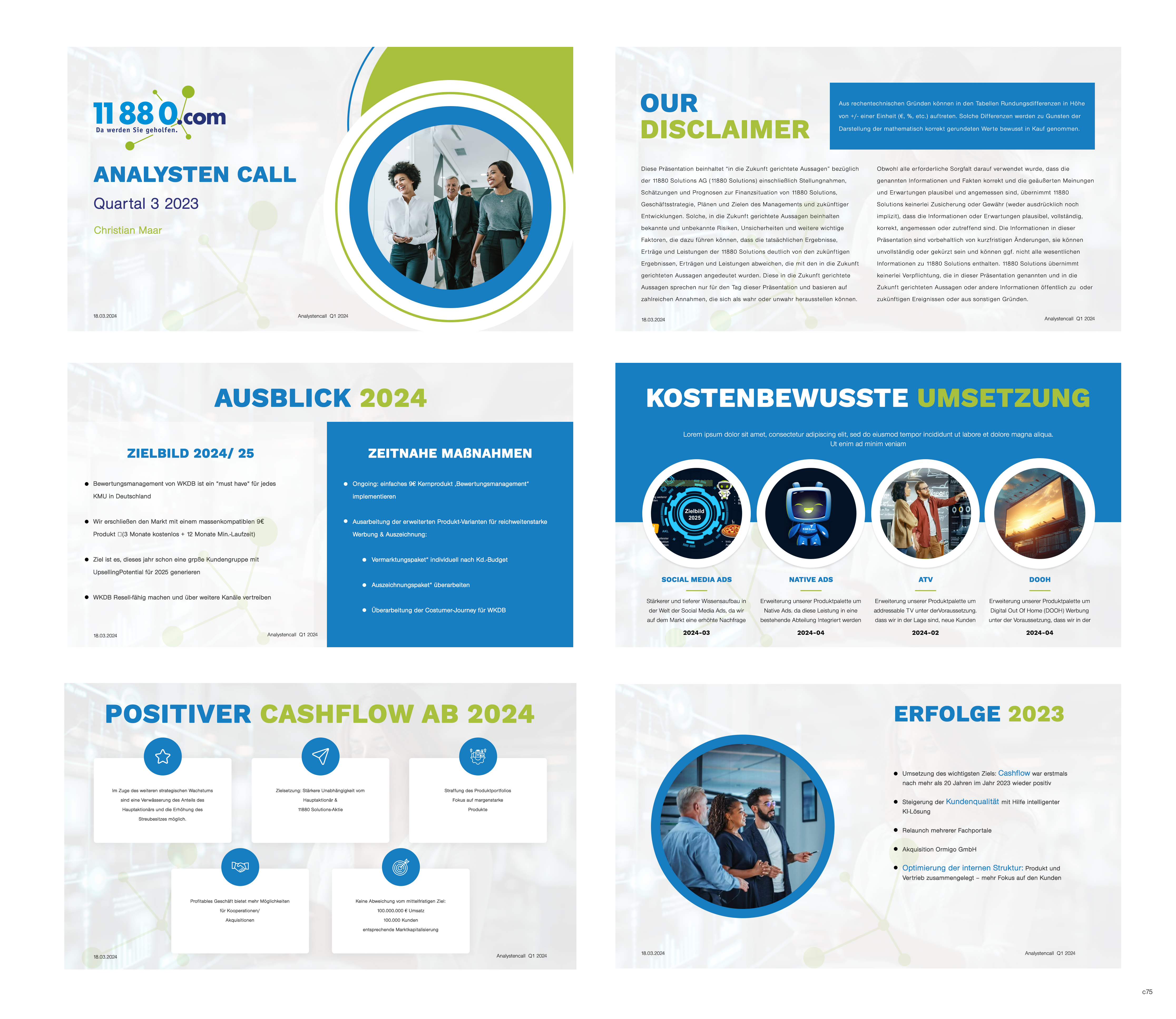 PowerPoint Design by pb for 11880 Internet Services AG | Design #32591981
