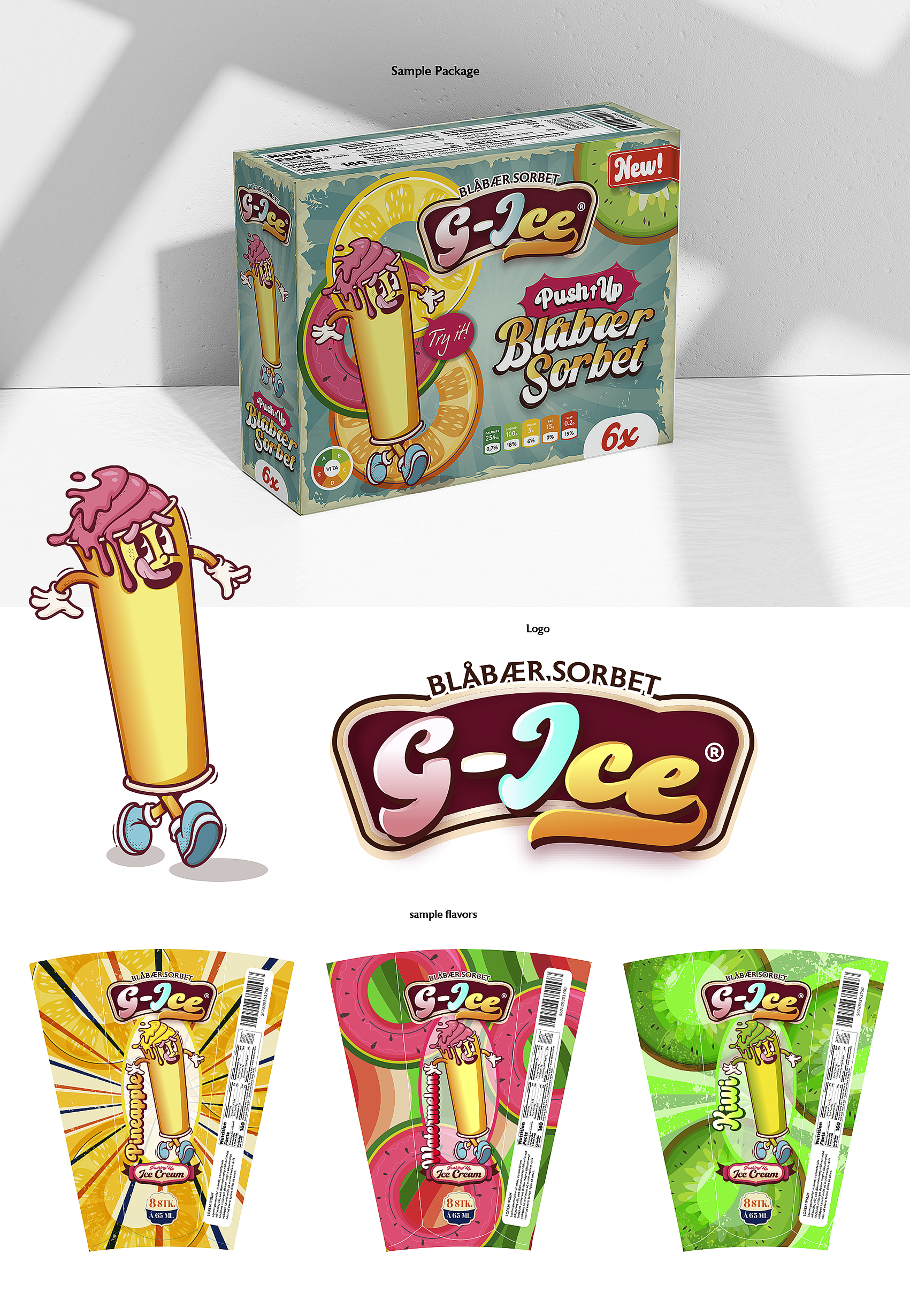 Diseño de Empaque por Jose Lopez ( Verified Pro Designer ) para Greenlandice | Diseño: #32697988