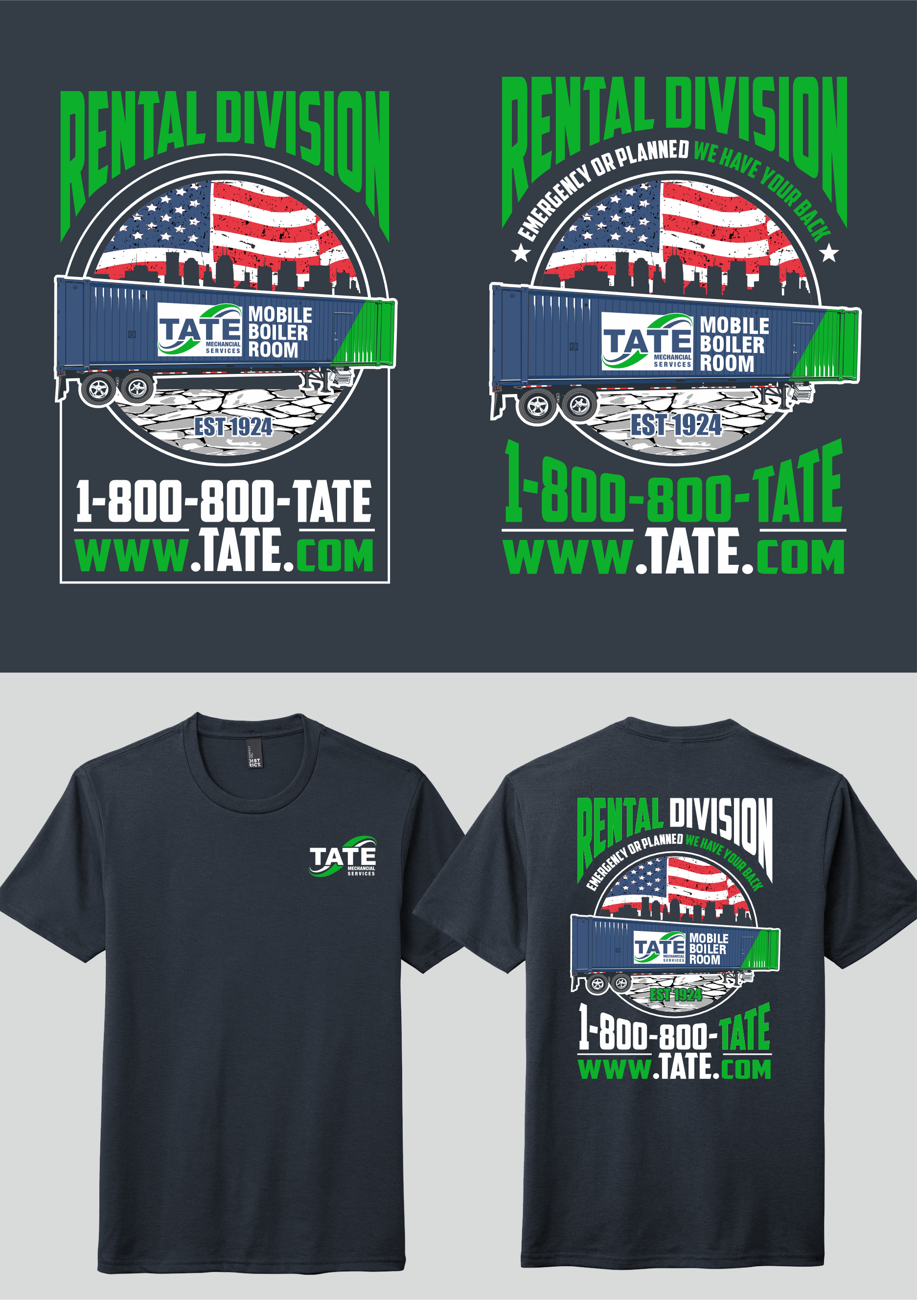 T-shirt Design by Yakuza20 for Tate Engineering | Design #32641118