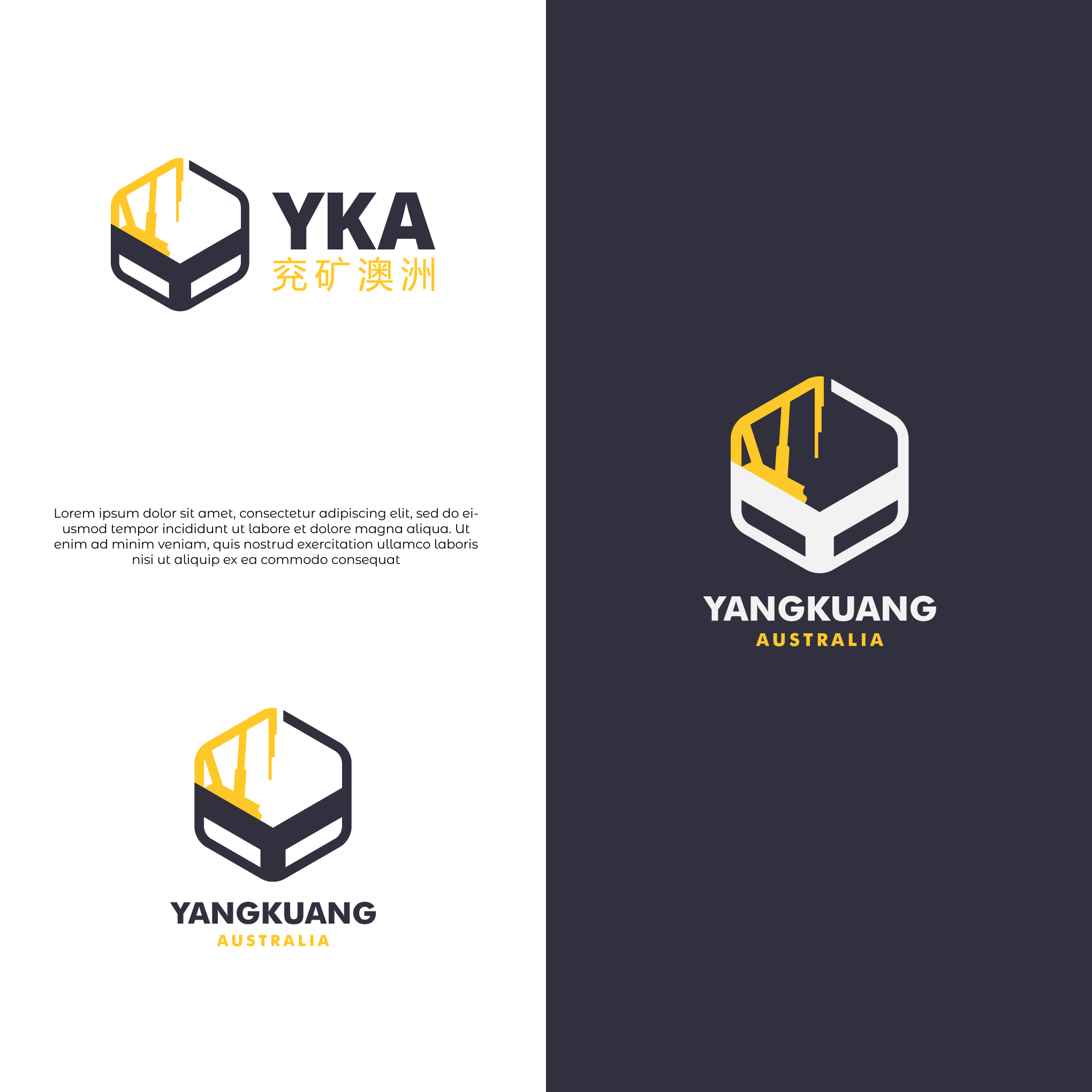 Logo Design by Inspirate.MH for YANKUANG AUSTRALIA PTY LTD. | Design #32644872