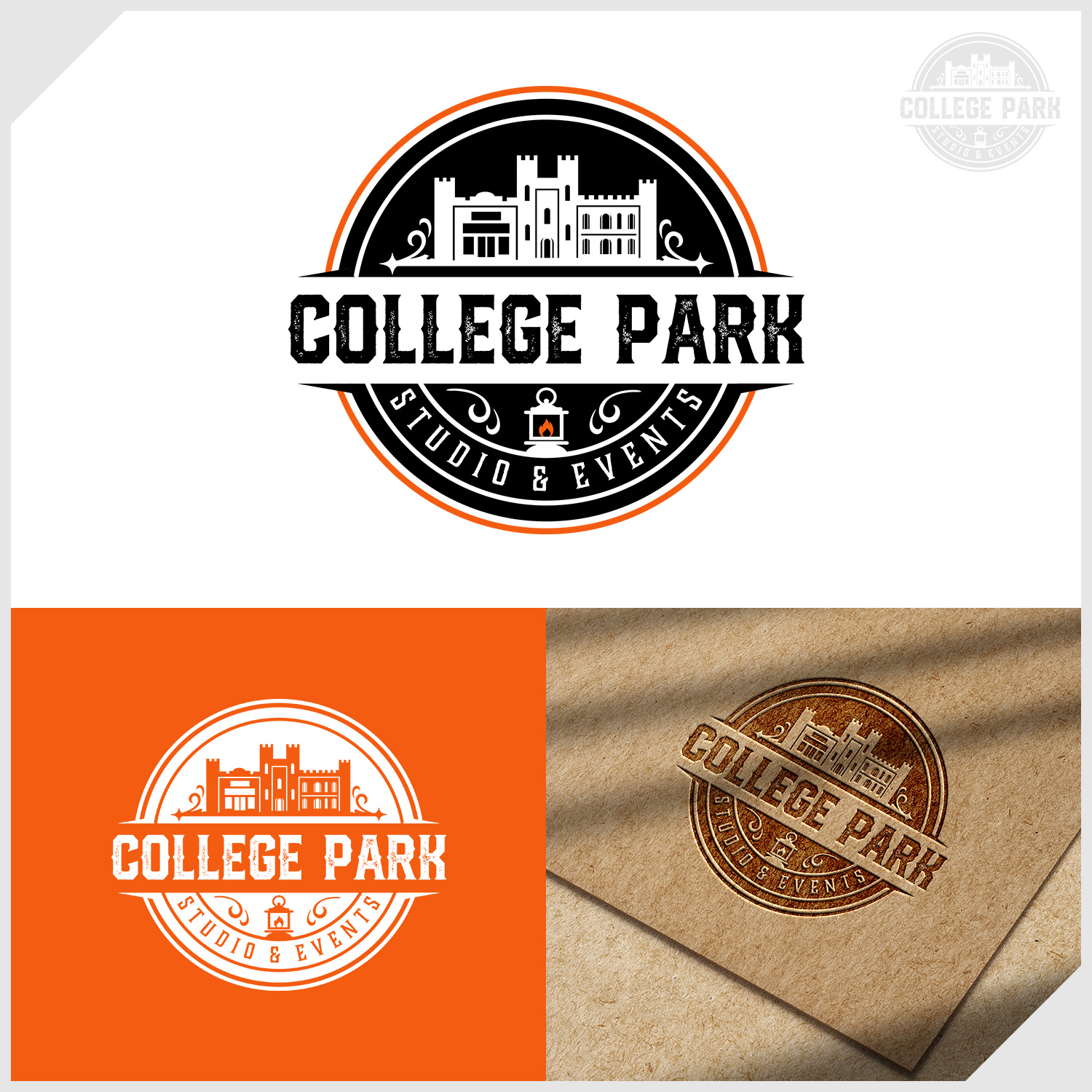 Diseño de Logo por IDesign1606 para College Park Studio & Events | Diseño #32598321