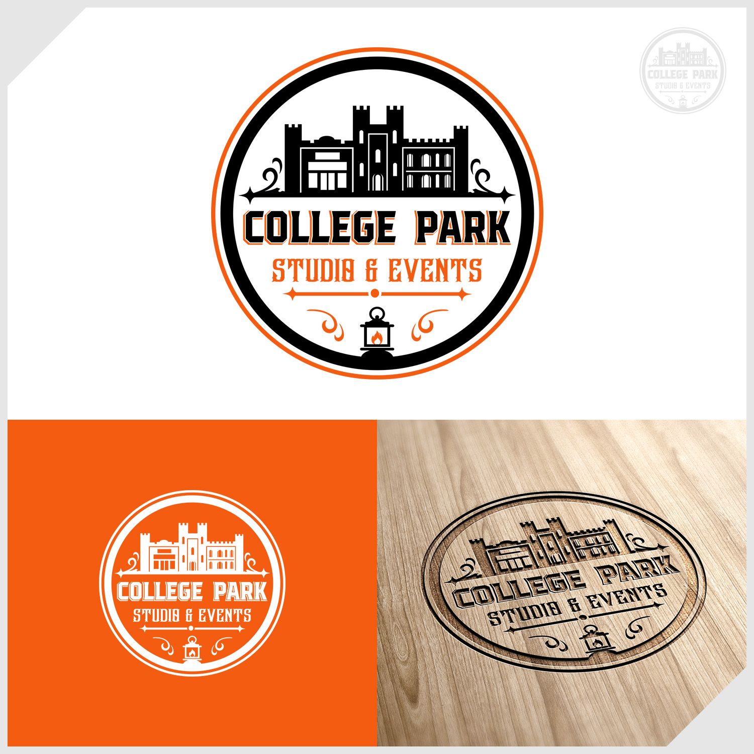 Logo Design by IDesign1606 for College Park Studio & Events | Design #32598323